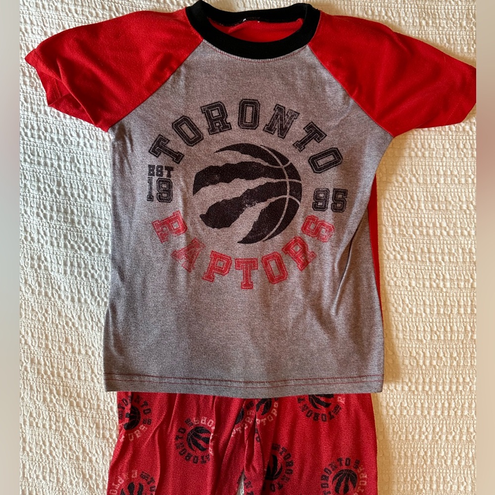 Kids Toronto Raptors Pijama Set - Picture 3 of 3
